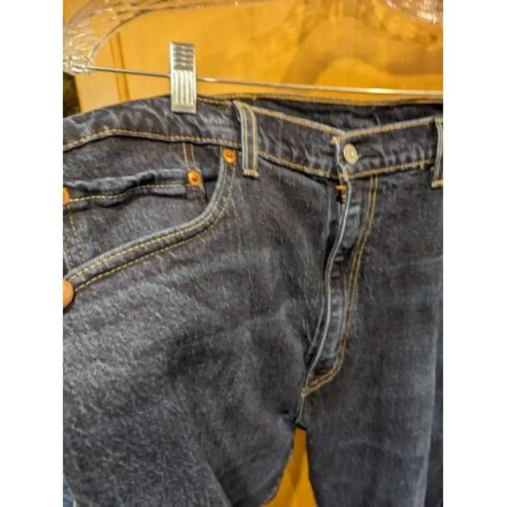 Levi's 505 Jeans 40x32 (actual Size) Blue zipper Fly Denim Jeans - Picture 2 of 3